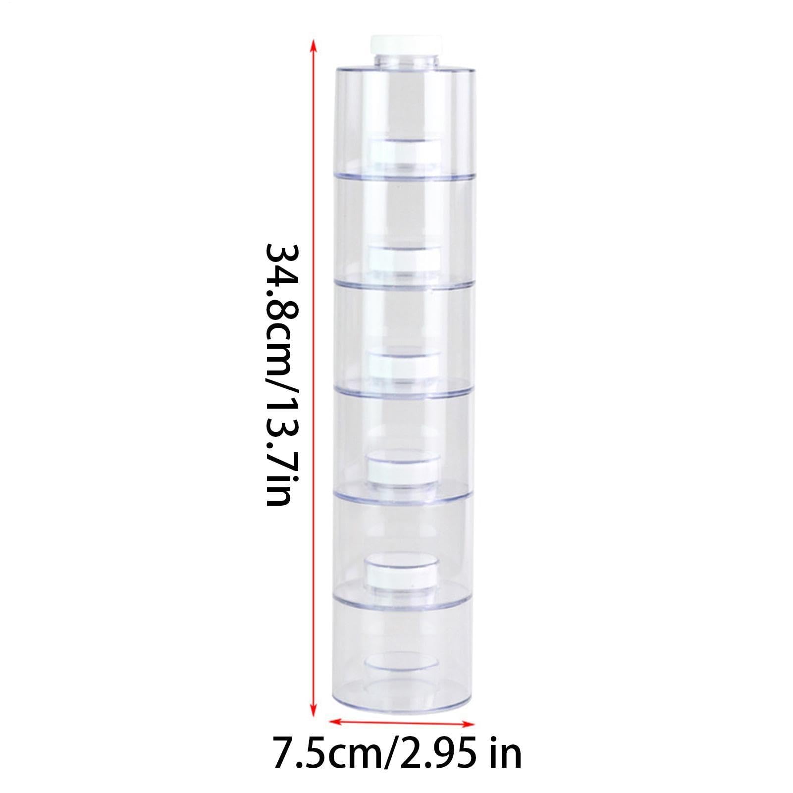 Recipientes de especias, paquete de 6 tarros apilables y portátiles para condimentos para encimeras de cocina, armarios, despensas, cocina en interiores y exteriores, uso en barbacoas