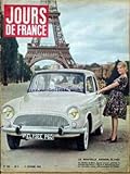  JOURS DE FRANCE [No 204] du 11/10/1958 - LA NOUVELLE ARONDE-ELYSEE - AUX CHAMPS DE MARS AGNES LAURENT PRESENTE LA DERNIERE-NEE SIMCA.