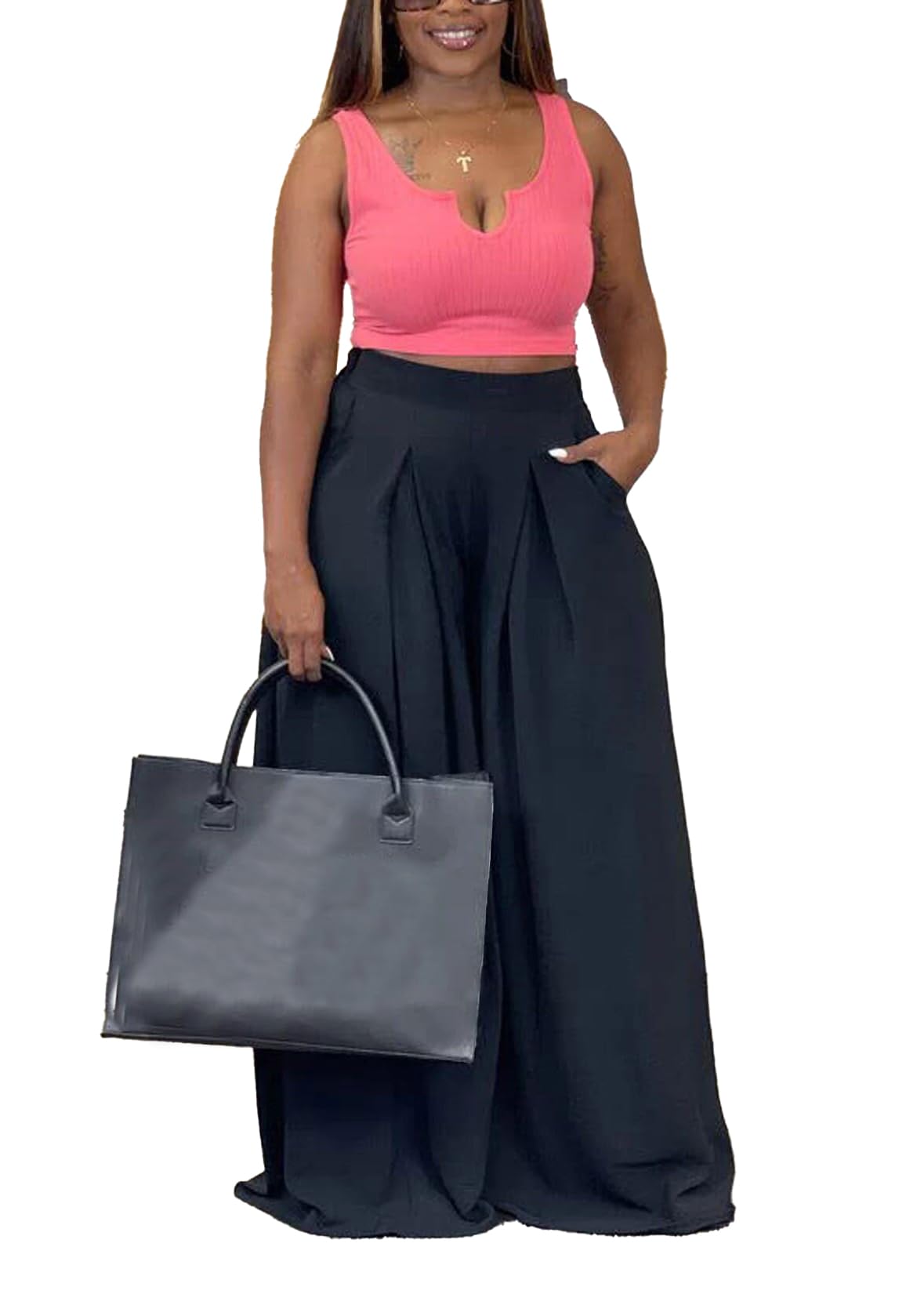 Hostoyo Wide Leg Palazzo Pants