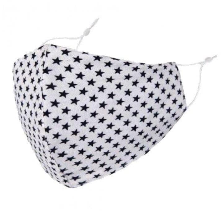 30 Pcs Fabric Face Mask Comfortable Breathable Reusable Unisex Cotton Face Masks with Adjustable Ear Loops ant Anti-microbial Properties - Pack of 3 – 30 Pieces