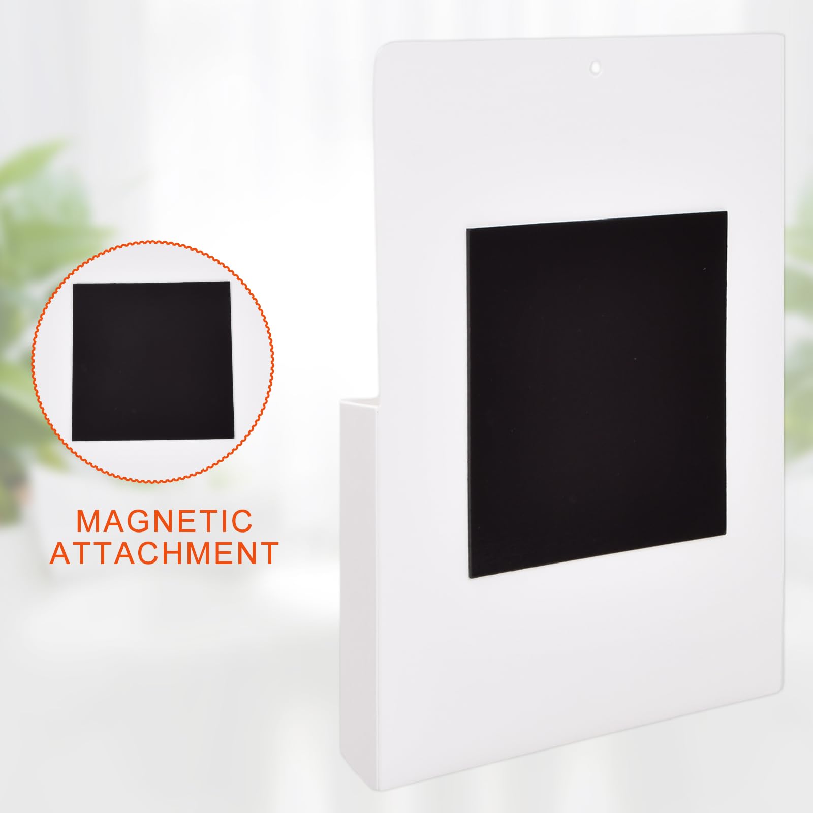 Soporte de Archivo MagnéTico de 2 Paquetes - Soporte de Papel, Organizador de Bolsillo A4 Archivador Magnético para Nevera Almacenamiento de Suministros de Oficina, Carta (Blanco)