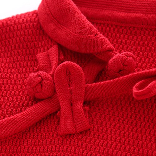 Chinese Style Baby Girls Clothes Red Baby Girl Knit Romper Baby Cheongsam One Piece Baby Jumpsuit4