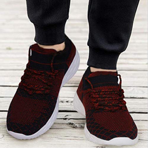 Image of Famous Men's Wear Store Running Sport Shoes, Maroon Colour