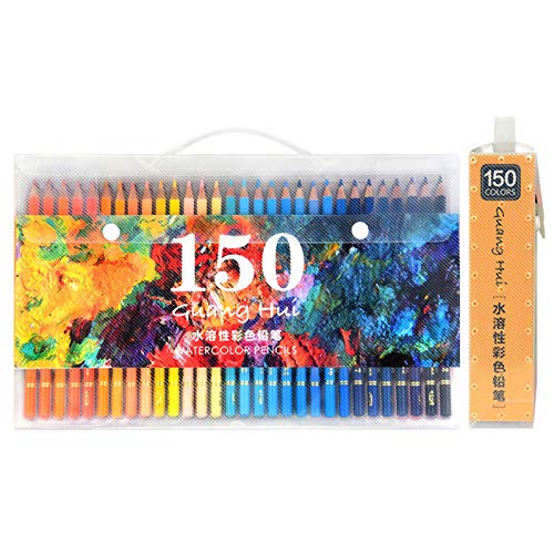 Amazon | hobbyant Brutfuner 608色鉛筆セット150色水溶性水彩