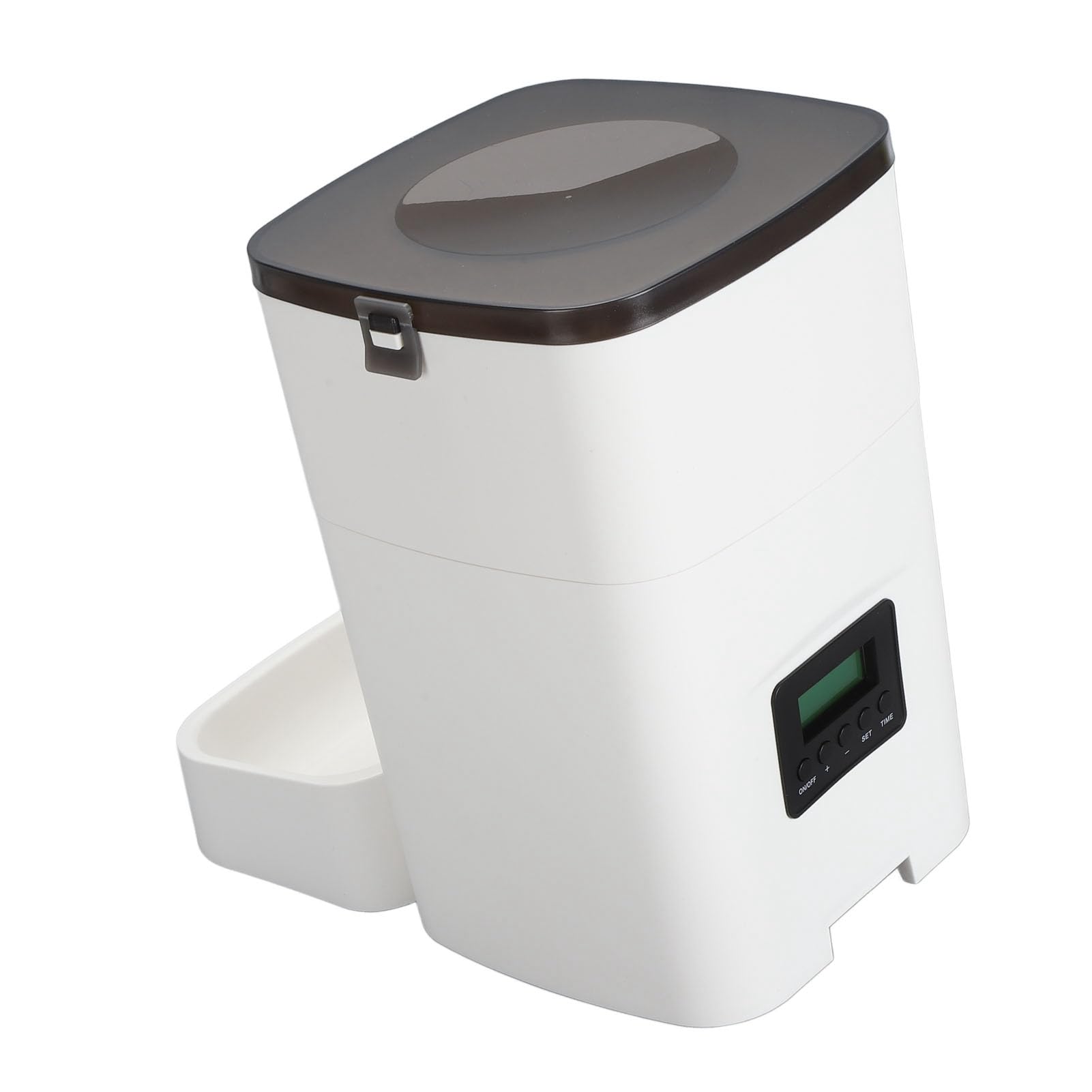 Zerodis Comedero Automático para Mascotas Comedero Automático para Gatos para Perros con Temporizador Inteligente y Control Preciso de Porciones para Hábitos (White)