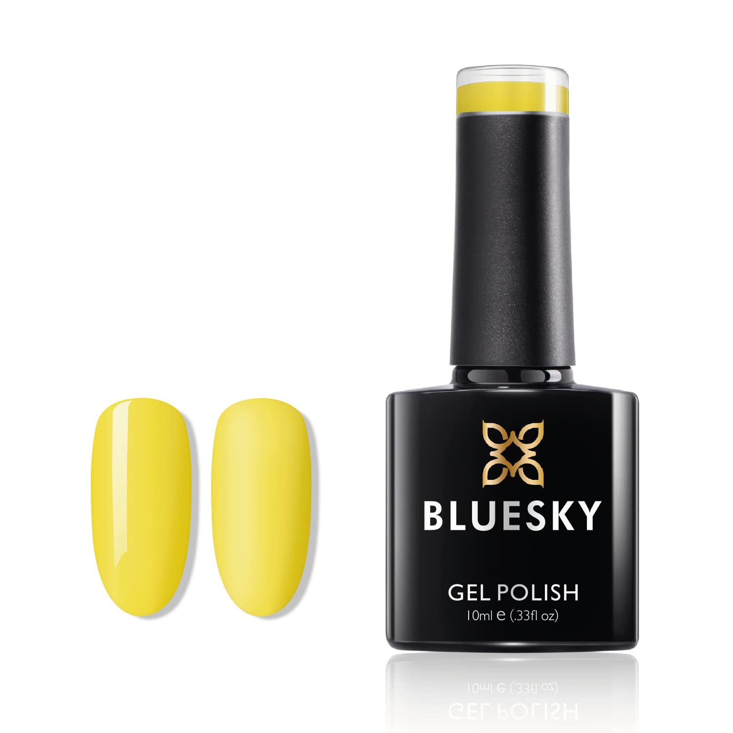Bluesky Gel Nail Polish, Lemon Yellow CS12, Long Lasting, Chip Resistant, 10 ml (Requires Drying Under UV LED Lamp) — view 106