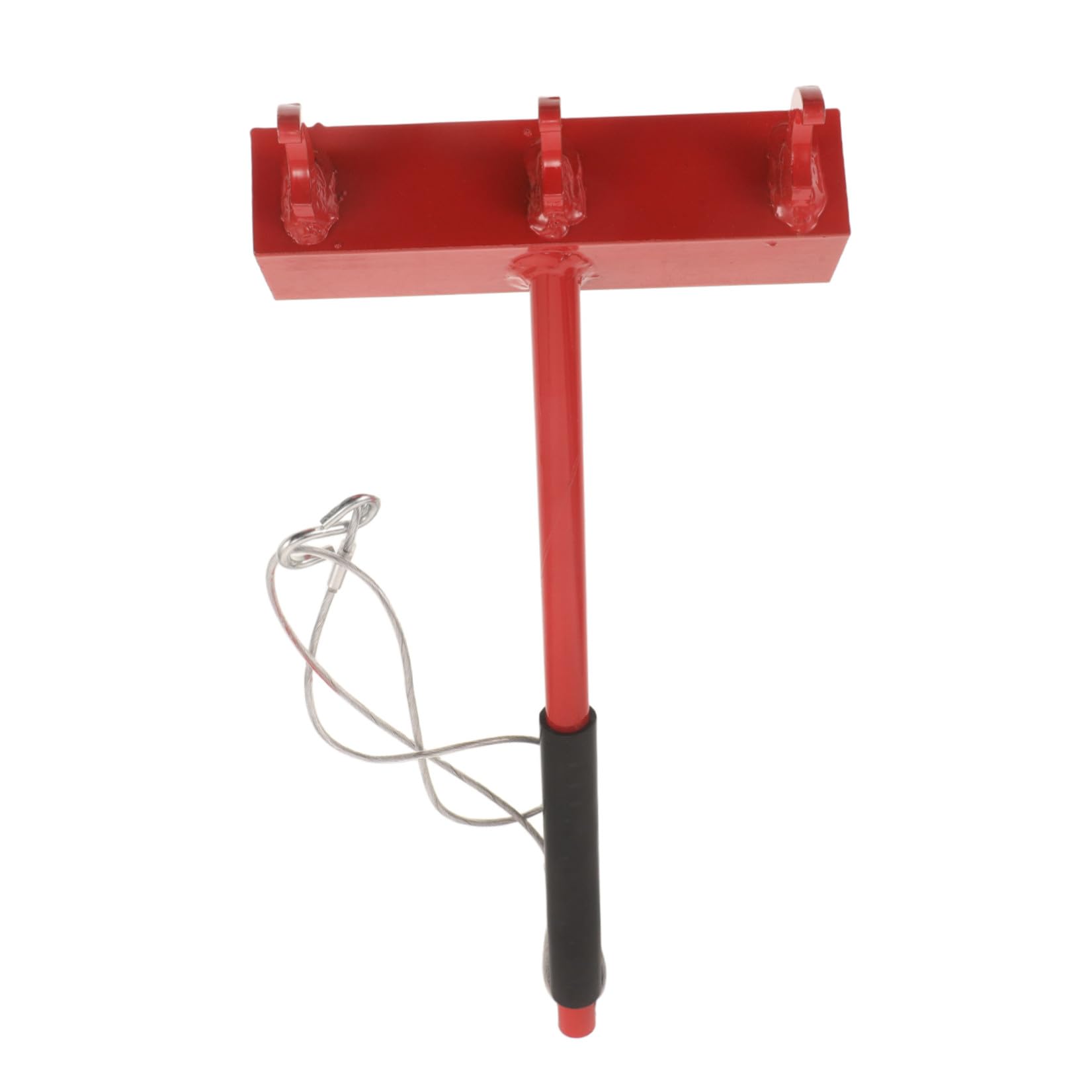 Tensionatore per Recinzione a Maglia con Ganci, Acciaio Inox Rosso