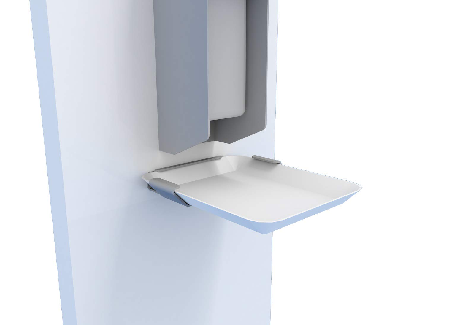 Desinfektionssäule Hand Desinfektionsstation Desinfektionsmittelspender stehend mit 500 ml inkl. Auffangschale
