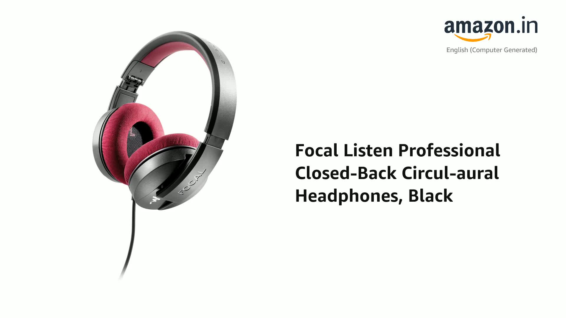 Focal Listen Professional Closed-Back Circul-aural Headphones