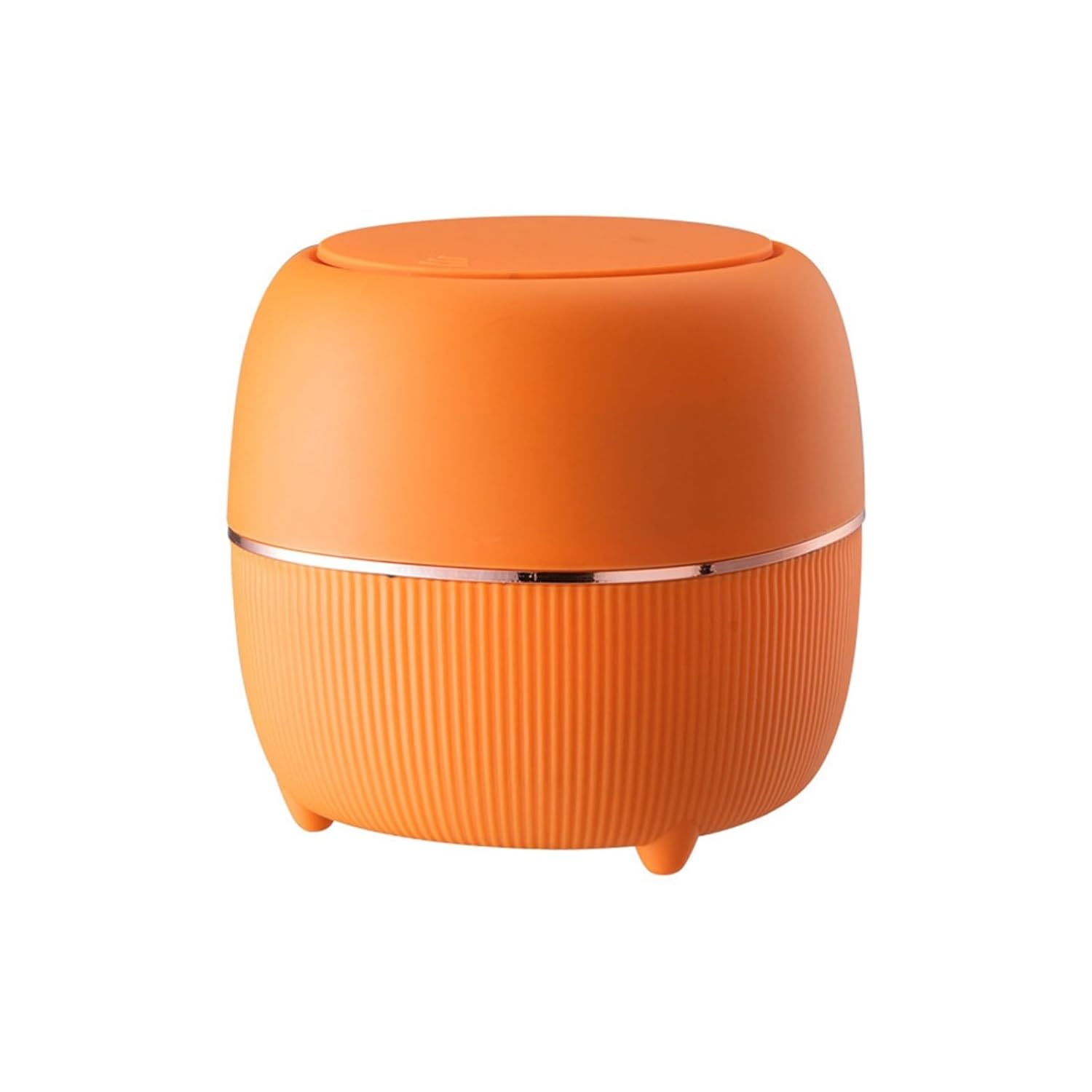 Household Press Paper Basket with Cover end Table mini Clutter Storage Bucket Living Room Kitchen Desktop Garbage can