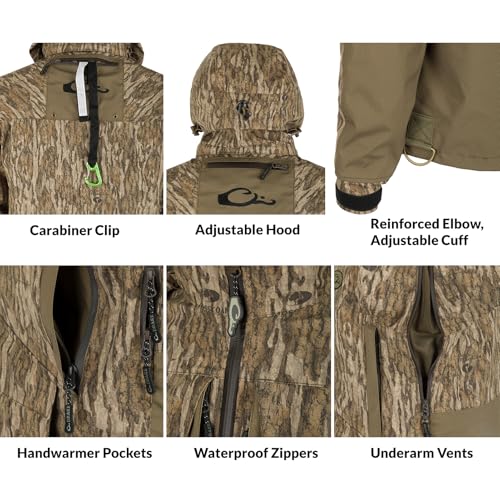 Drake Waterfowl Men's LST G3 Flex 3-in-1 Insulated Waterproof Breathable Waterfowler's Jacket, Hooded Shell & Removable Liner4