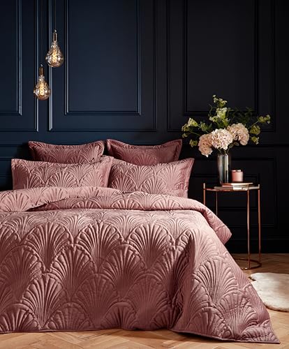 Paoletti Palmeria nórdica y Funda de Almohada Conjunto, Sonrojo, Rey