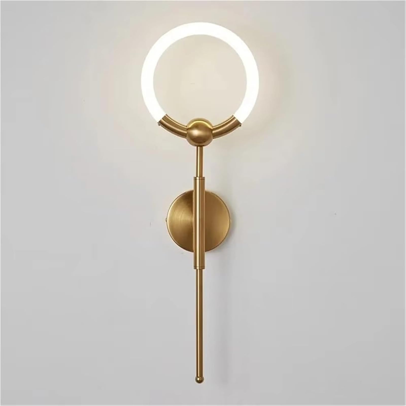 HPTHLY 10W Nordic Designer Wall Lights For Living Room, Bedroom, And Bedside, Indoor Aisle Lighting, Decorative Wall Lamps And Fixtures, Wall Sconces For Home Lightin(Gold)