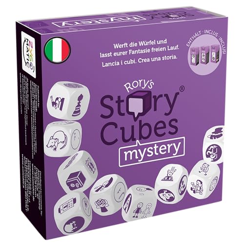Zygomatic | Story Cubes Mystery | Familienspiel | Erzählspiel | 1-12 Spieler | Ab 6+ Jahren | 20+ Minuten | Deutsch