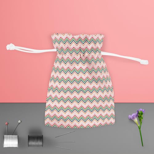 Image of ArtzFolio Chevron D1 | Pouch Wrist Potli Bag | Bag for Weddings & Casual Parties