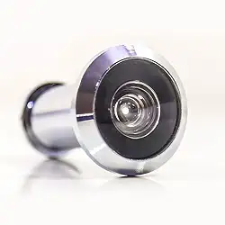 Olho Mágico Visão 200 Cromado Zamak Graus Visor de Porta Portas com Espessura de 33mm a 50mm