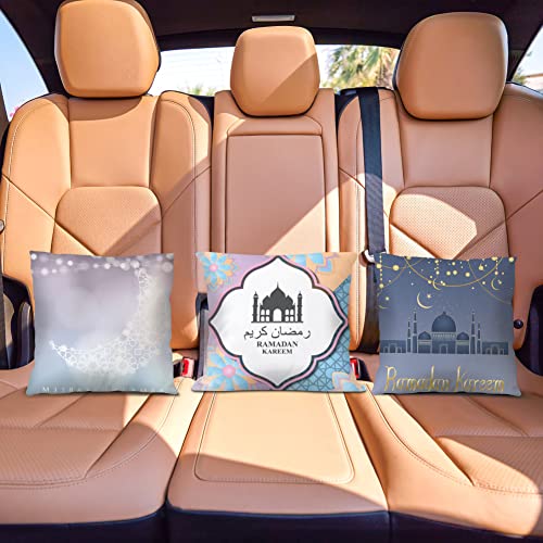 Outdoor Pillow Covers 18X18, Set Of 4 Ramadan Gold Moon Throw Pillow Covers Decorative Pillow Covers For Room Bedroom Couch Sofa Car Farmhouse Home Decor #TOP5