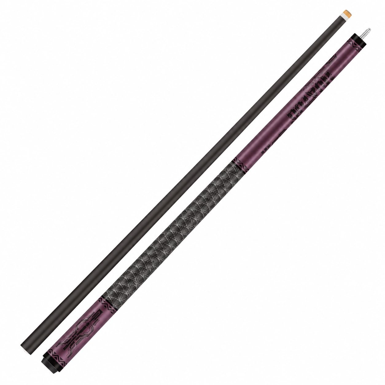 FytStycale ビリヤード キュー カーボンファイバープール キュースティック 147cm 2セクション ジョイント 夜波色