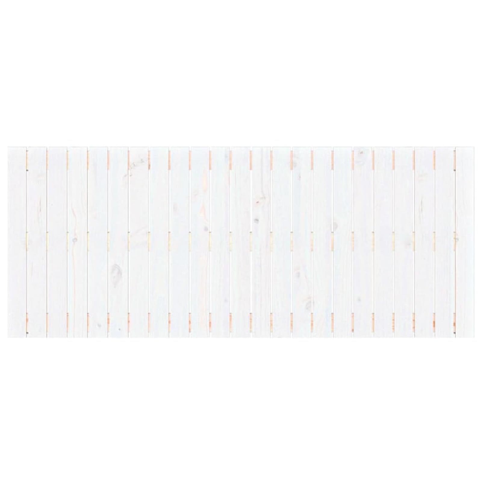 ZEYUAN Cabecero de Cama de Pared, Cabezal Cama, Decorativos Cabeceros De Cama, Cabecero Juveniles, Cubrecabecero, Madera Maciza Pino Blanco 147x3x60 cm