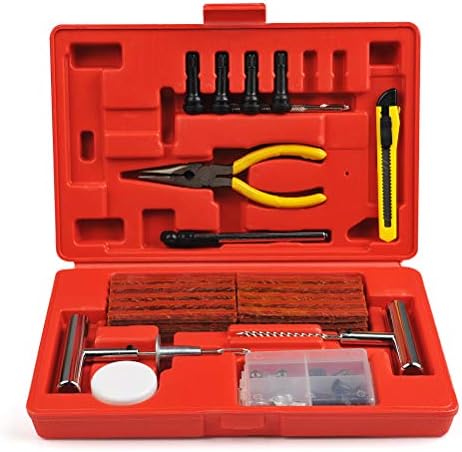 QUOTRE Reifen Reparatur Set 95 Teile - Für Auto, Motorrad & Fahrrad