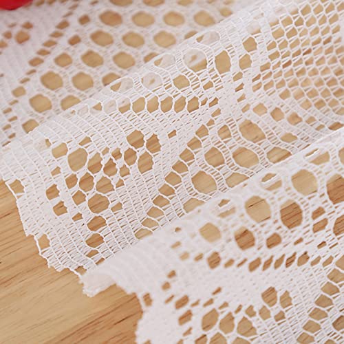 Table Mat Stain Resistant Indoor Dining Room Fabric Art Lace Table Mat Practical Round #TOP4