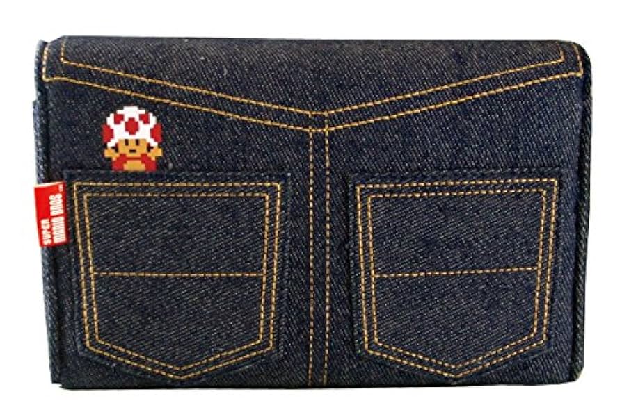 ニンテンドー 3DS LL用　レトロシリコンポーチ ゲームボーイ風 モチーフはファミコンとゲームボーイ。レトロ感ある3DS LLポーチ