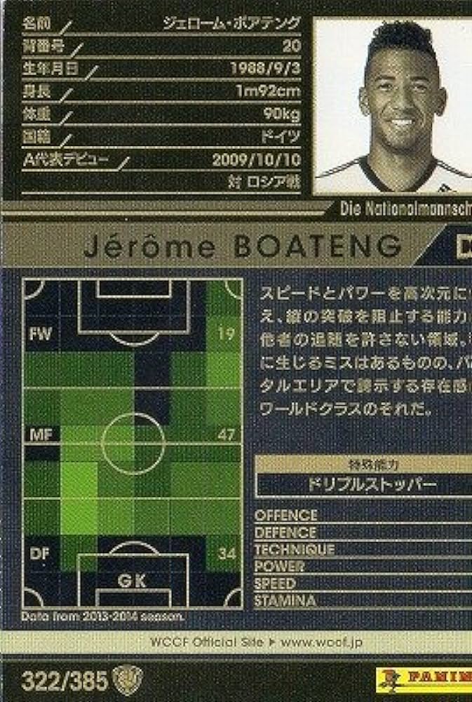 WCCF 13-14 白 黒 代表。 WCCF/2013-2014/白黒