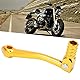 Kickstarter Roller Moped Kickstarter Kickstarter Hebel Ersatz, Motorrad Kickstarter Hebel Pedal Kickstarter Dirt Bike Sensitive CNC Aluminium Universal Motorradzubehör (Gelb)