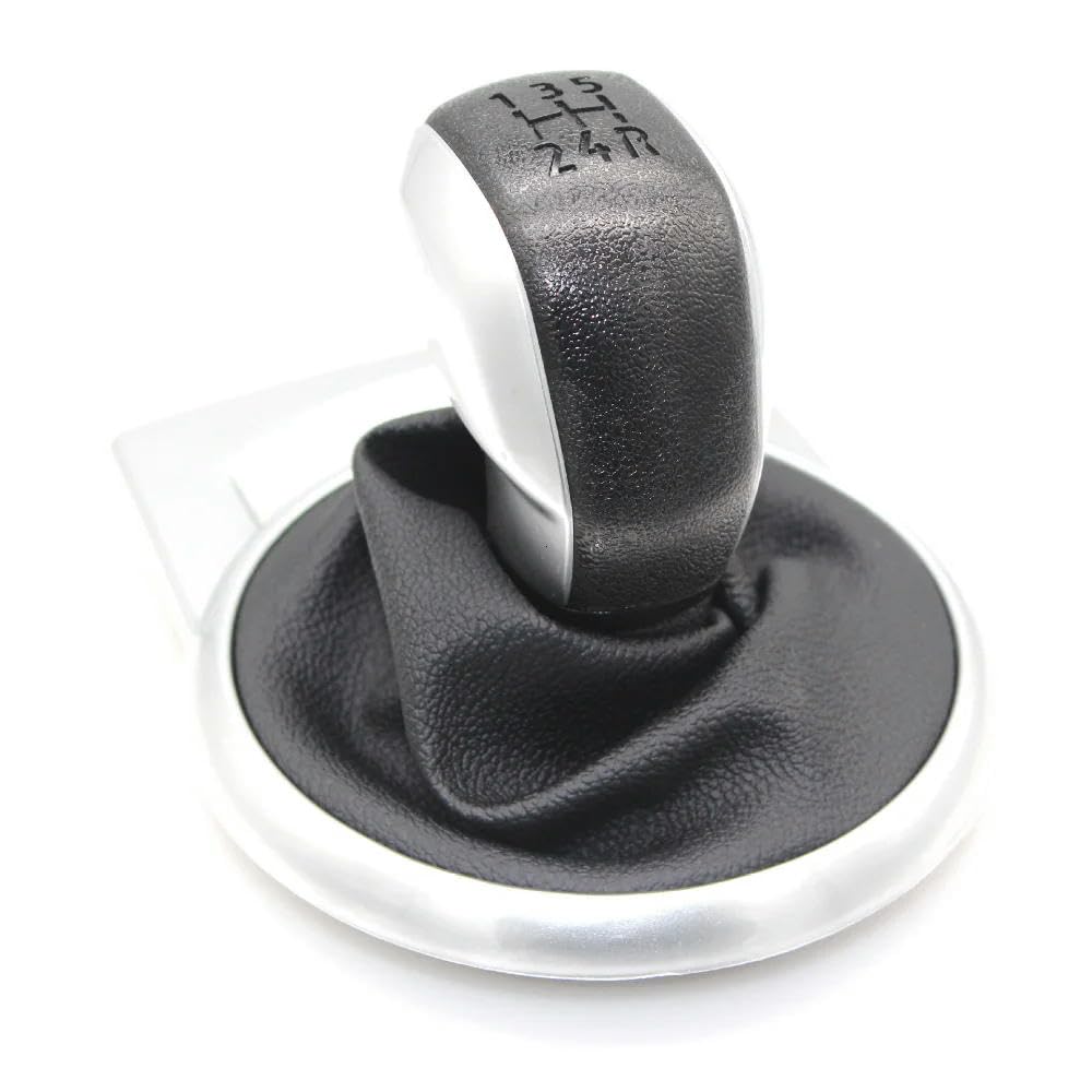 GZNBB Car Manual Gear Shift Knob Boot Cover Gaiter Lever Shifter Handle Stick, for Citroen C4 MK1 2004 2005 2006 2007 2008