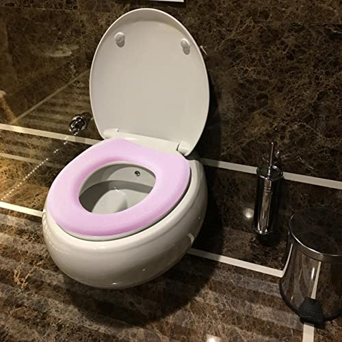 Abbto Toilettensitzwärmer | Toilettensitzauflagen - Toilettensitzkissenbezug Dehnbar, bequemes Toilettensitzkissen, einfache Installation, gepolsterte Sitzbezüge – Bild 4