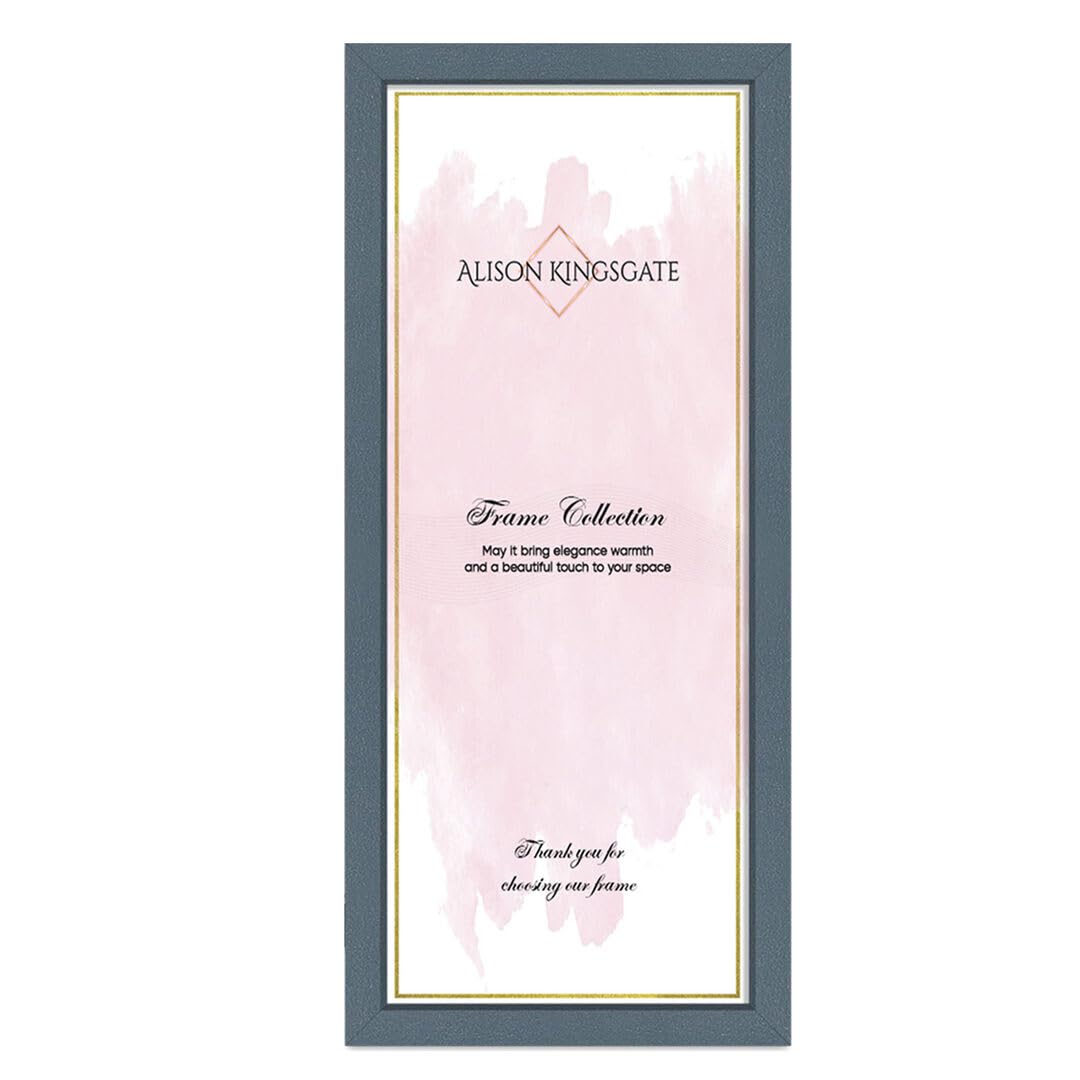 Alison Kingsgate Modern Navy Blue Picture Frame for Photos - 24X10 — image 1