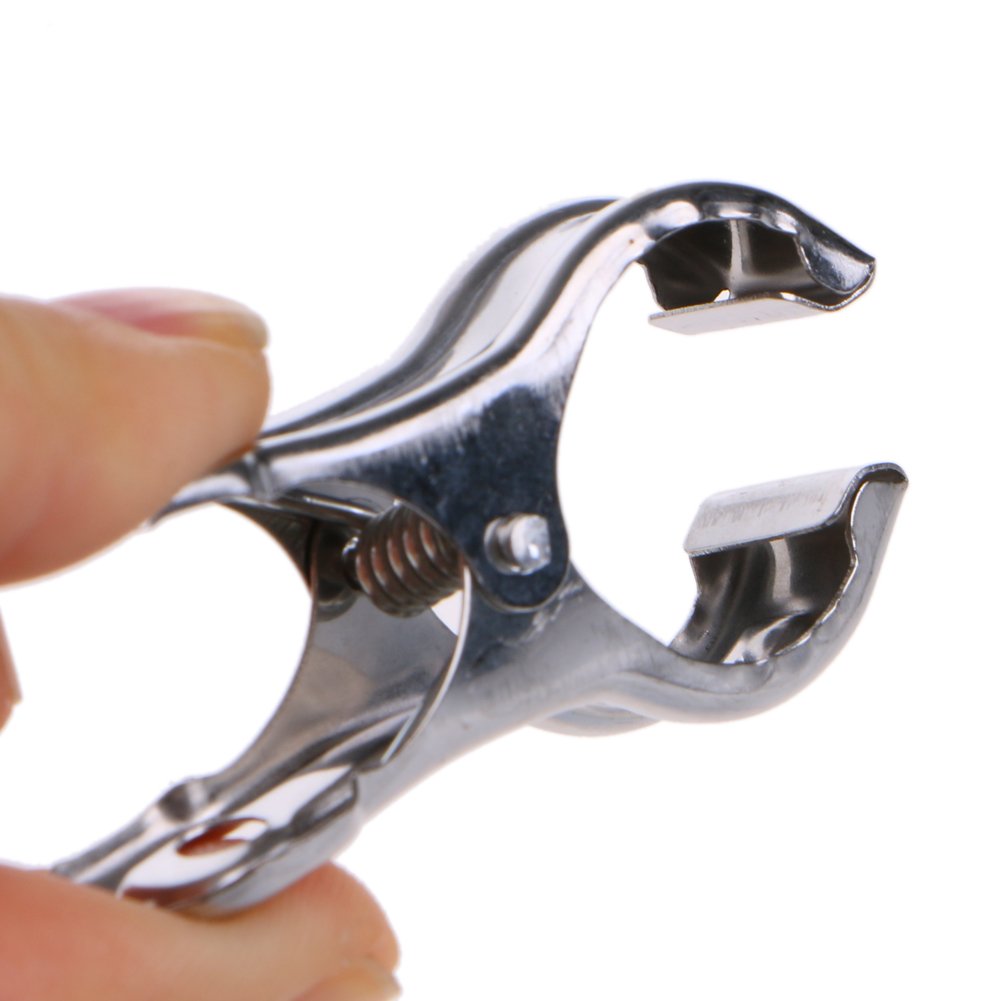 Hemobllo Lot De 20 Pinces à Linge En Métal Inoxydable, Grandes Pinces