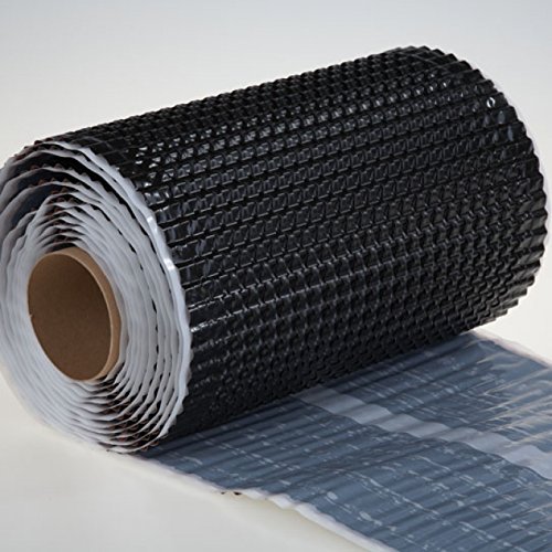 Preisvergleich Produktbild 4x bauFIT Kamin- und Anschlussband (vollflächige Butylschicht) Anthrazit