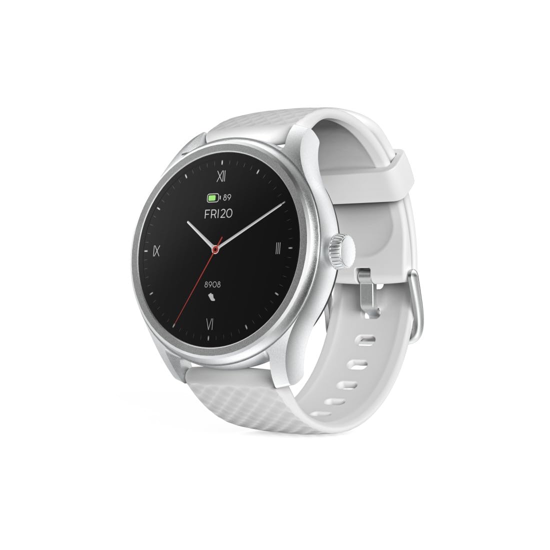 Hama 5010 Inch Waterproof Smart Watch (Sports Watch, 1.38 Inch TFT Screen, Call Analysis, Sleep Analysis, Siri/Google Voice Control, IP68 Waterproof), Silver
