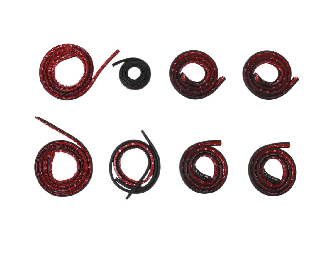 Compatible for Toyota RAV4 2009-2025 Door Seal Soundproof Kit Rubber Weather Strip Wind Noise Reduction(09-13)