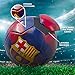 Icon Sports Official Licensed World Club Teams Regulation Junior Size 3 Soccer Ball | FC Barcelona, Navy Brush