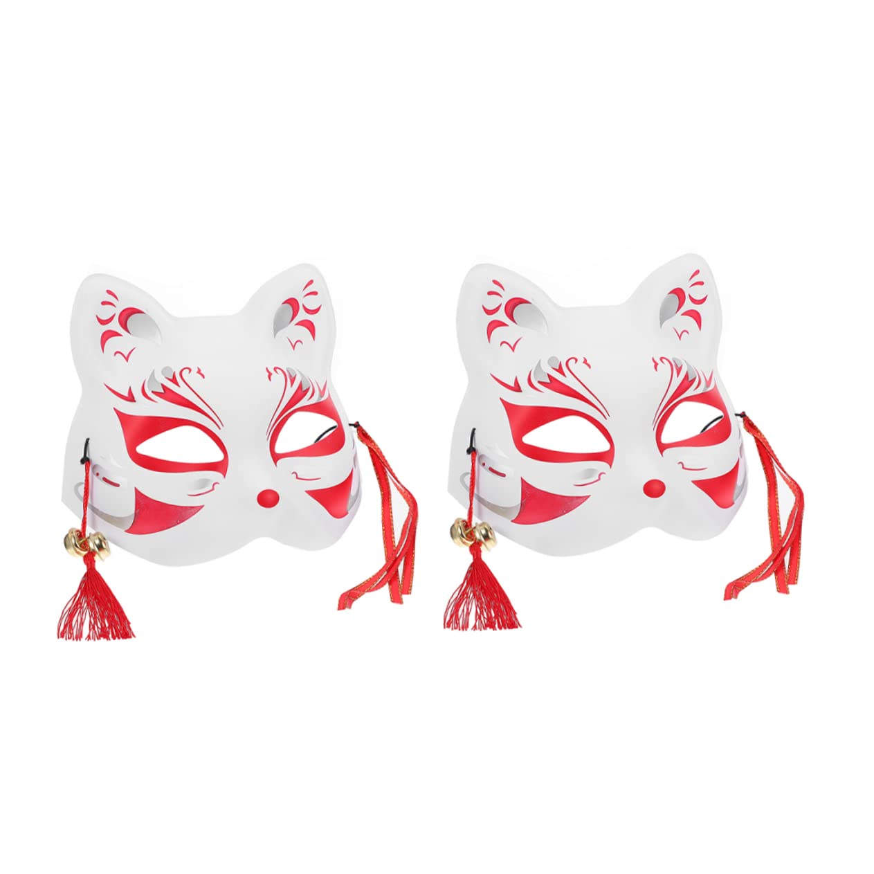 LIFKOME 2pcs Half-face Costume Masks for Cosplay Decorative Lightweight and Comfortable for Halloween and Themed Events Unique