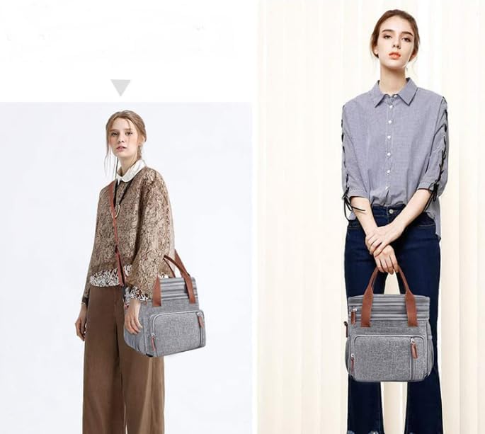 MAxba Large-capacity outdoor picnic bag, one-shoulder portable leak-proof double-layer lunch box, cooler bag, with detachable shoulder strap insulation bag cold and fresh ice bag