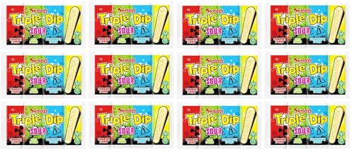 Swizzels Retro Sherbet Fizz Dips Triple Dip x12 Bulk Box Pick & Mix
