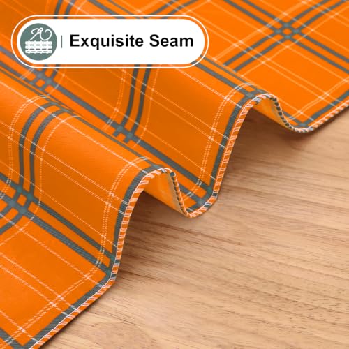 Image of misaya Rectangular Waterproof Vinyl Table Cloth, Flannel Backed Tablecloth