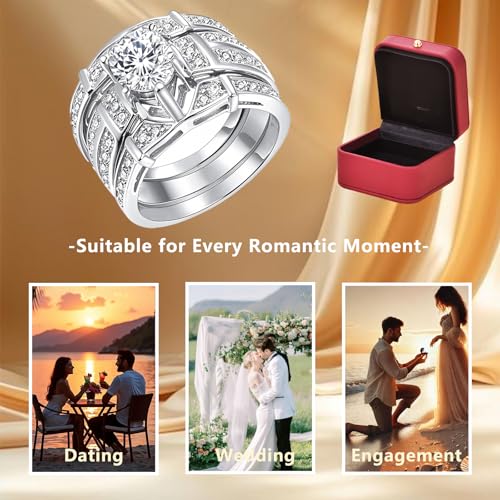 10k/14k/18k Gold Customized Engagement Wedding Ring Set IGI Certified Oval Diamond Ring Set Personalized Engagement Lab Grown Diamond, 1-3 Carat D Color-VVS Clarity for Women3