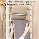 3 Stück Hosenbügel, 6 Etagen Kleiderbügel Hosen Platzsparend, Kleiderschrank Organizer und Faltbare Hosenbügel, Multifunktionaler Kleiderbügel für Hosen Jeans Schals Handtücher Bettlaken Pants Hanger