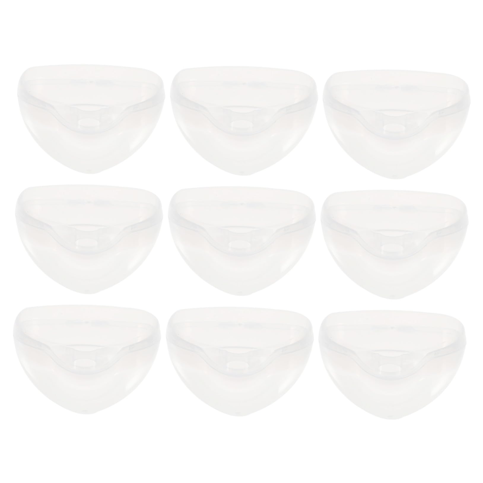 HAPINARY 10pcs Portable Pacifier Storage Box Container for Newborns Travel Essentials Dummies Holder Lightweight Material for Go Storage