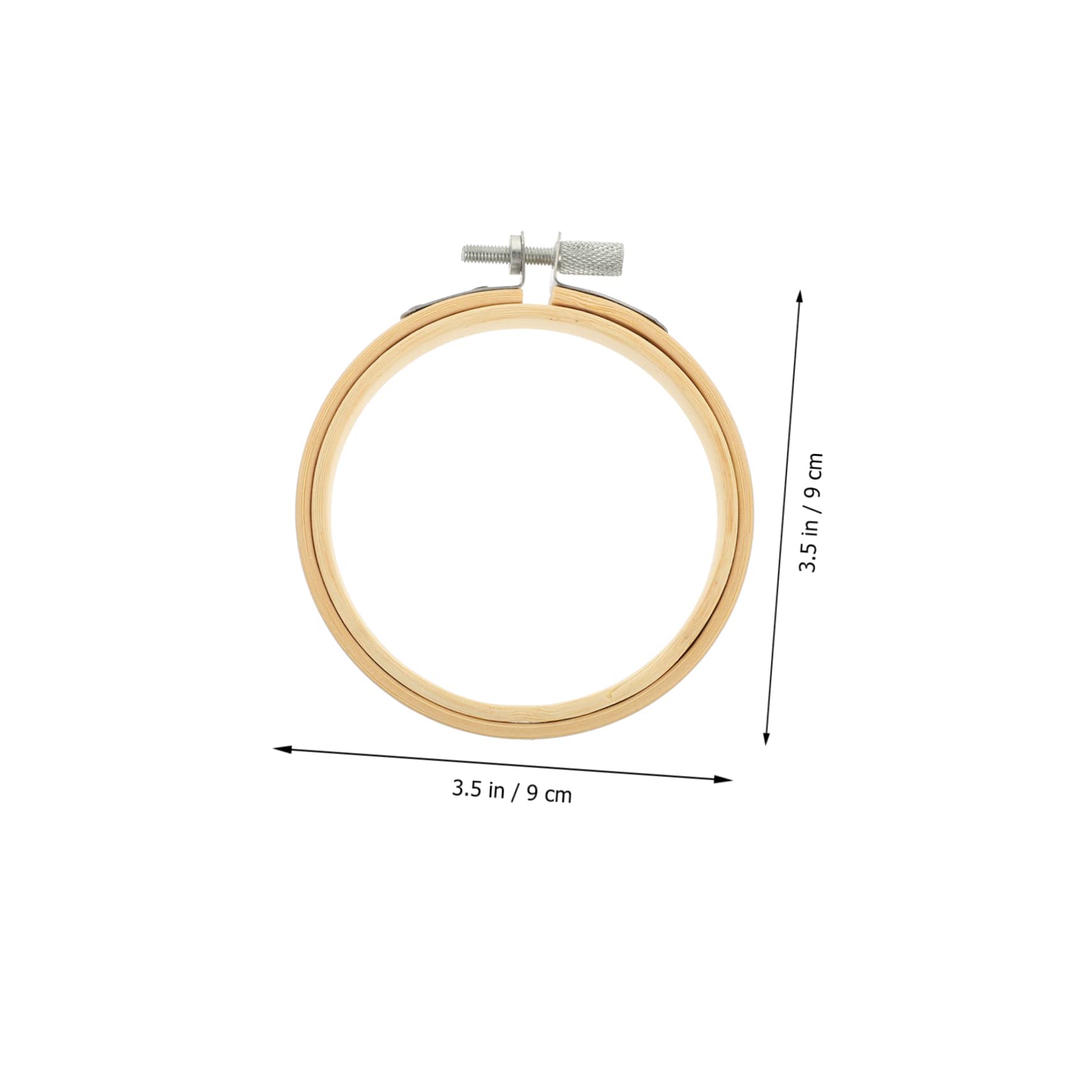 HOMSFOU 5 Series Aros De Bordado De Bambú Miniatura Círculos De Costura Pequeños Para Punto De Cruz Diy Kit Para Principiantes Y Amantes Del Bordado Superficie Lisa Sin 10 Piezas X 5