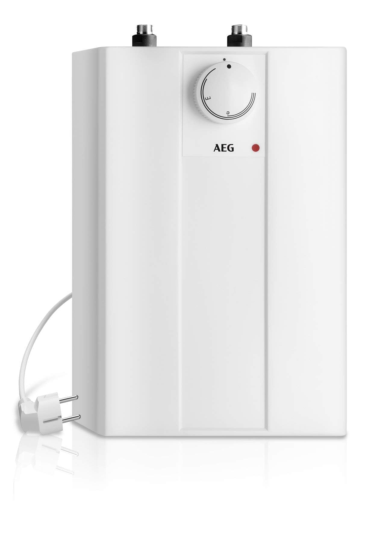 AEG druckloser Kleinspeicher Huz 5 Basis, Untertischboiler 5 Liter Niederdruck, steckerfertig, 2 kW, 222162