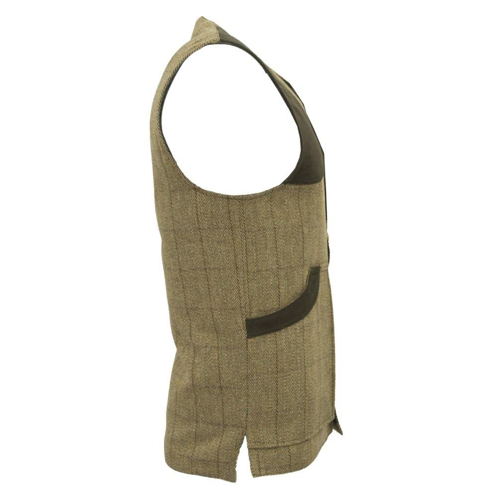 Walker and Hawkes Winston - Chaleco de Tweed para Hombre - Inspirado en la hípica y la Caza