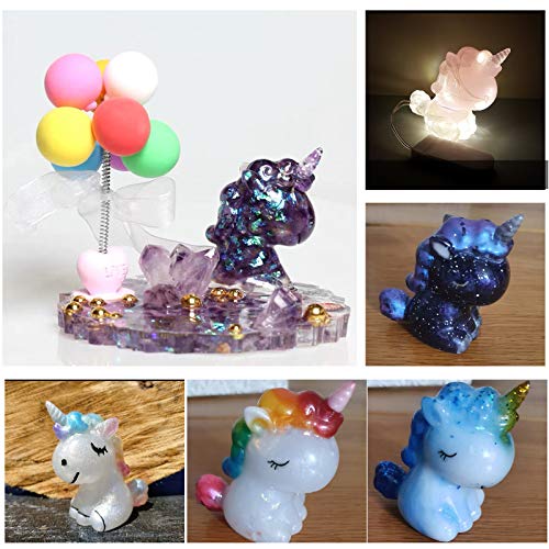 EPODA Stampo in Resina 3D Unicorno Stampo per