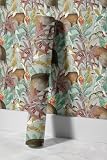 EHOMERY Carta da Parati Zen Adesiva Per Pareti Cucina Riscaldata Foresta Pluviale Tropicale Naturale Canguro Verde Hawaiana Muro Camera Letto Carta Il Rinnovamento Dei Mobili 45x500cm
