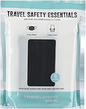 TRAVEL SMART Travel Safety Kit with Seat Covers and Face Masks
