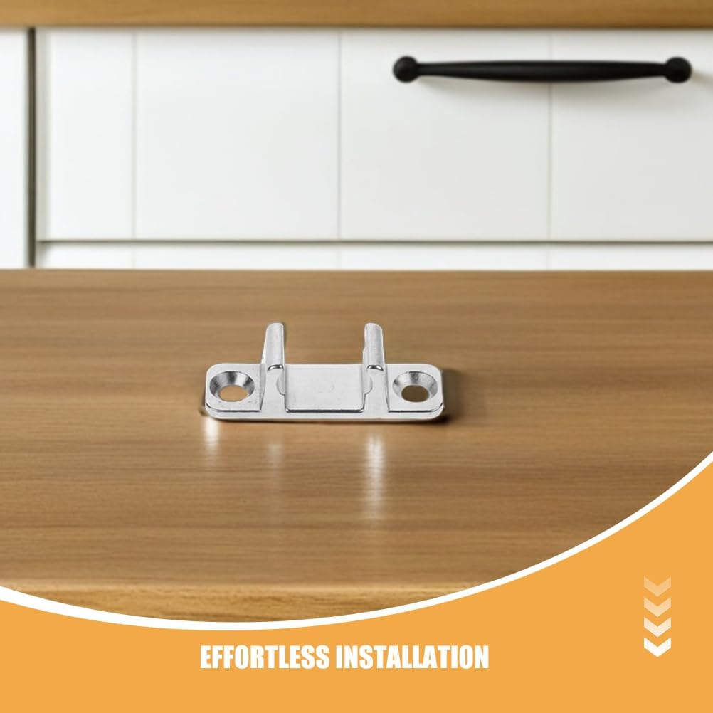4 Sets Range Hood Glass Panel Fastener: Universal Metal Latches - Easy Installation Latches Compatible with Multiple Brands